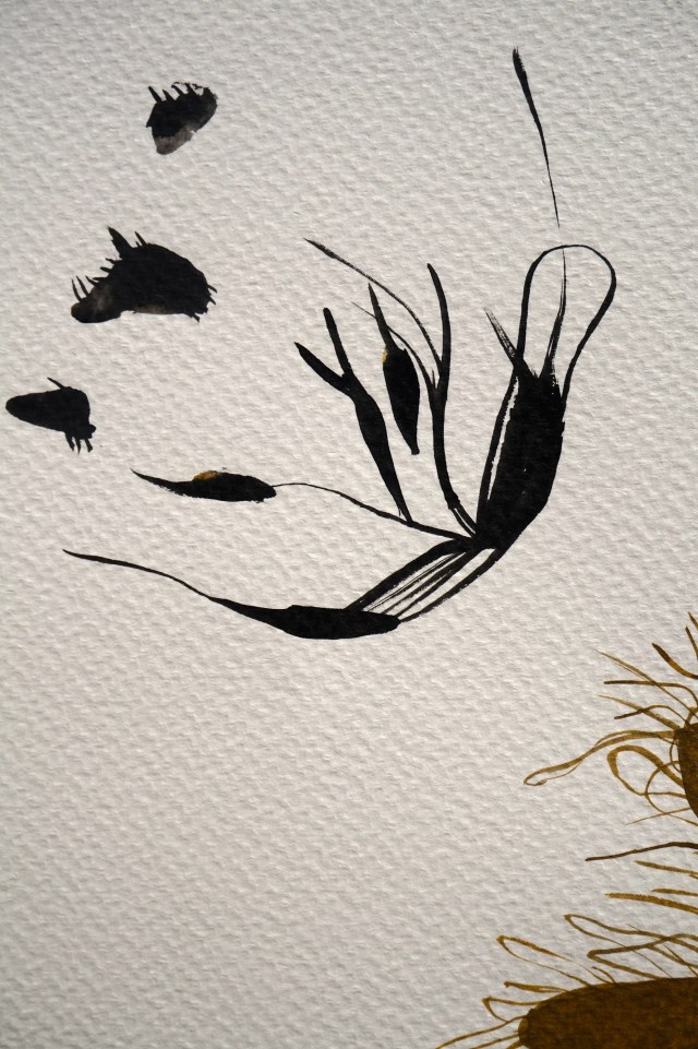 Nasty Little Creatures 2, detail, Laura Barbuto, 2014.