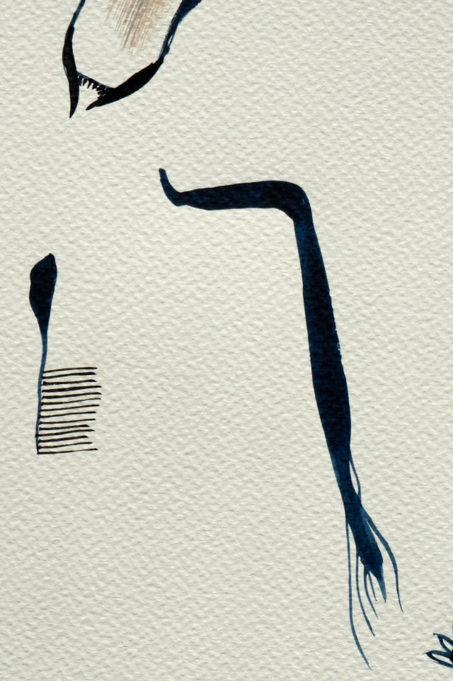 Nasty Little Creatures 4, detail, Laura Barbuto, 2014.