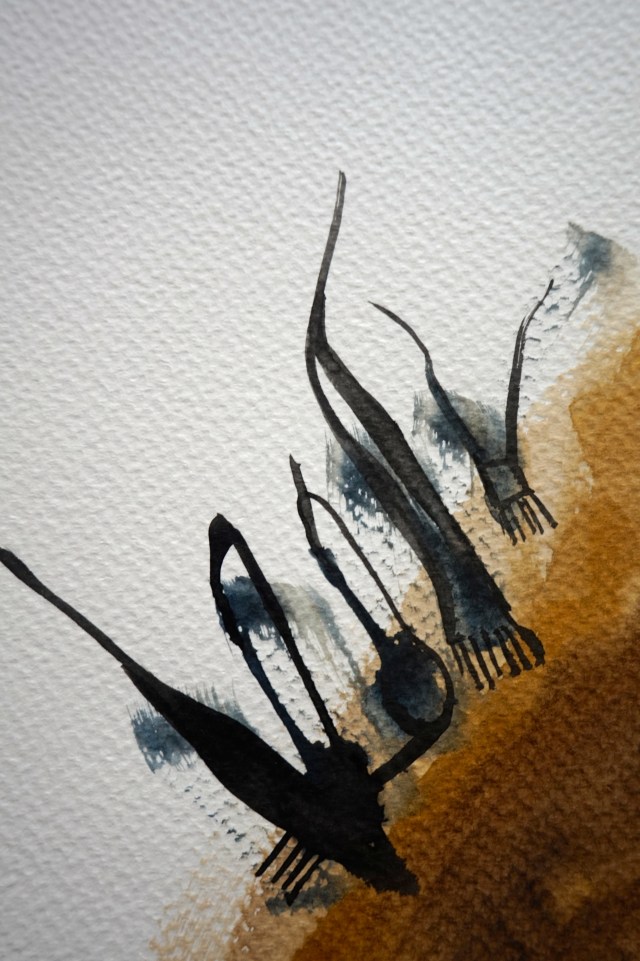 Nasty Little Creatures 5, detail, Laura Barbuto, 2014.